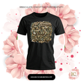 Camo "God Don't Play About Me" Camouflage and Gold DTF Graphic Tee